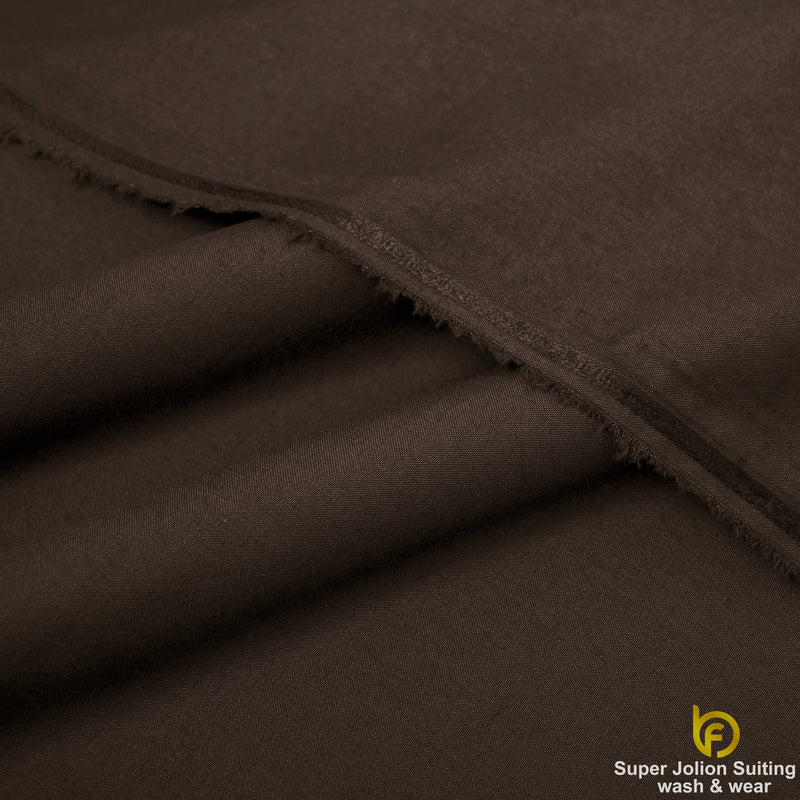 Super Jolion Wash & Wear Suiting Fabric – Chocolate Brown