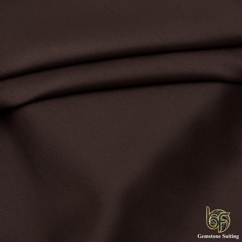 Gemstone Premium Brown Suiting Fabric-2