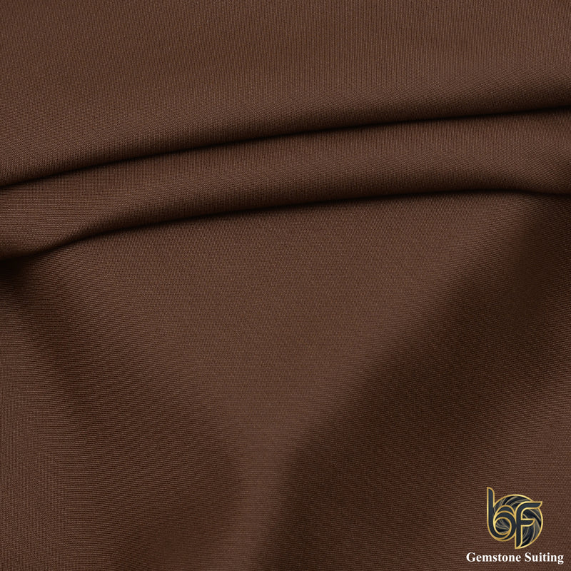 Gemstone Brown Premium Suiting Fabric-1