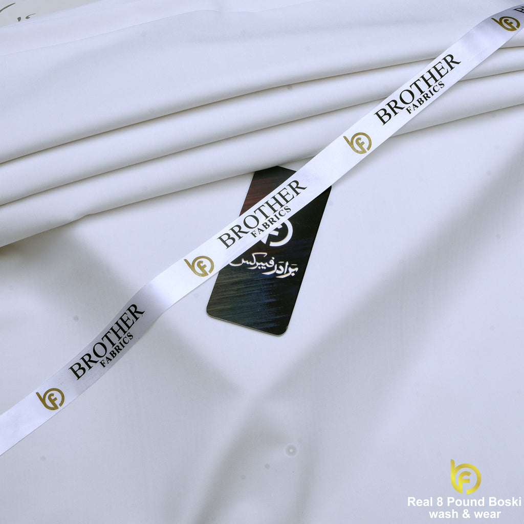 Arctic White Real 8 Pound Boski Wash & Wear | Brothers Fabrics
