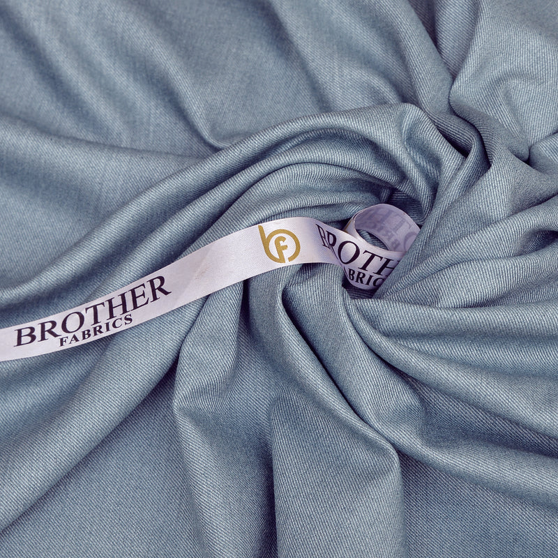 Executive Collection – Soft Greyish-Blue Unstitched Suit Fabric