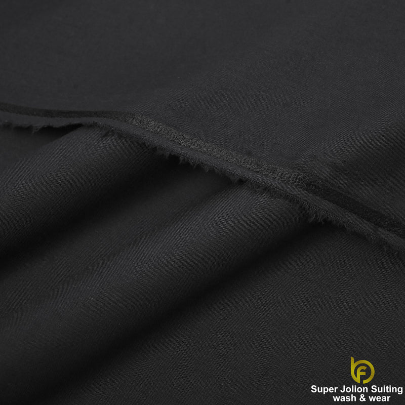 Super Jolion Wash & Wear Suiting Fabric – Jet Black