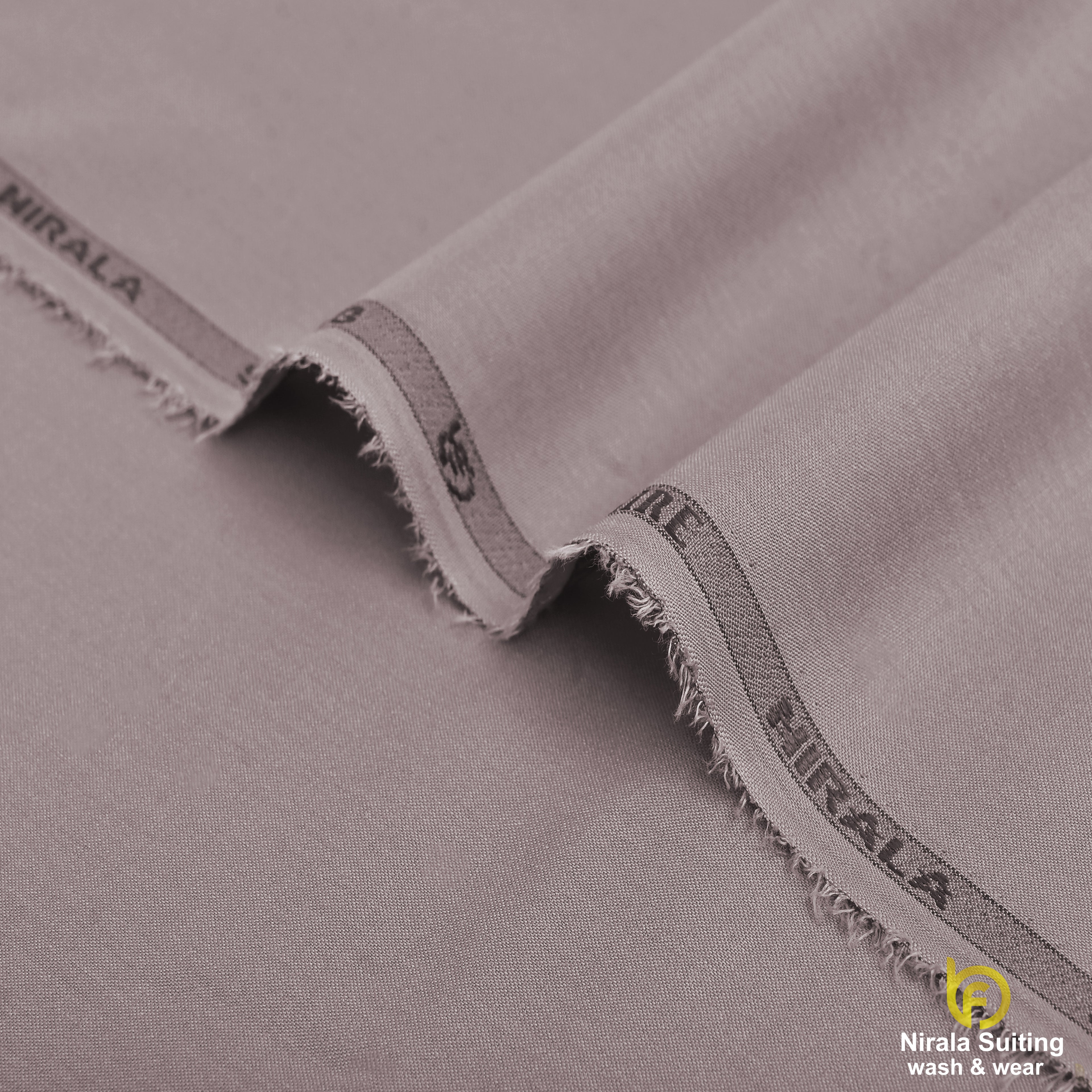 Brother Fabrics Nirala Suiting – Pearl Stone | Premium Wash & Wear Fabric