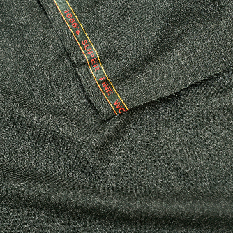 Grace Super Fine Wool Forest Green Unstitched Men’s Suiting Fabric