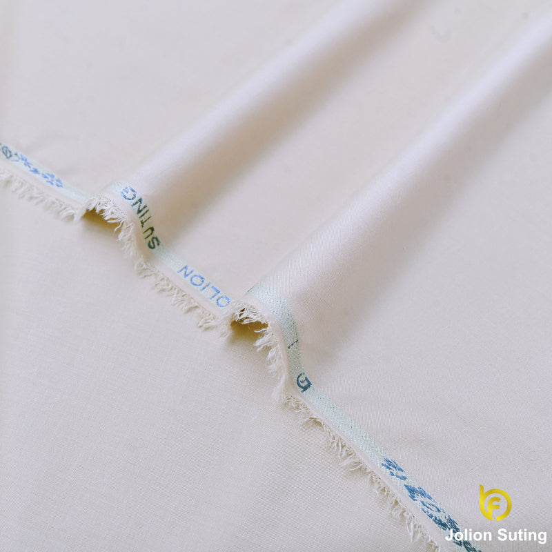 Brother Fabrics Jolion Suiting Wash & Wear – Ivory White