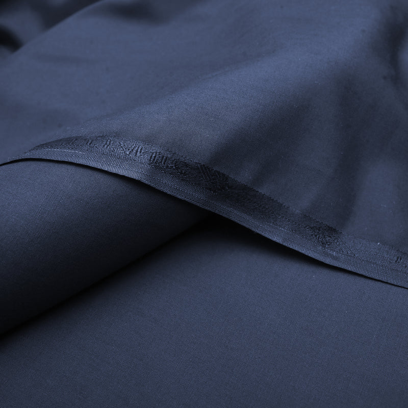 Classic Muted Slate Blue Unstitched Wash & Wear Fabric for Men’s Suits-9