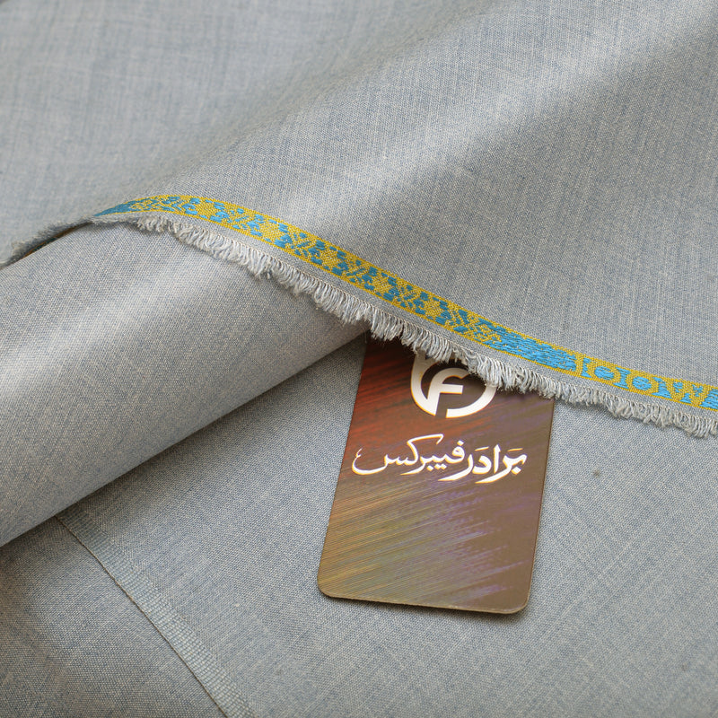 Sonata Premium Textured Steel Grey Unstitched Men’s Suiting Fabric