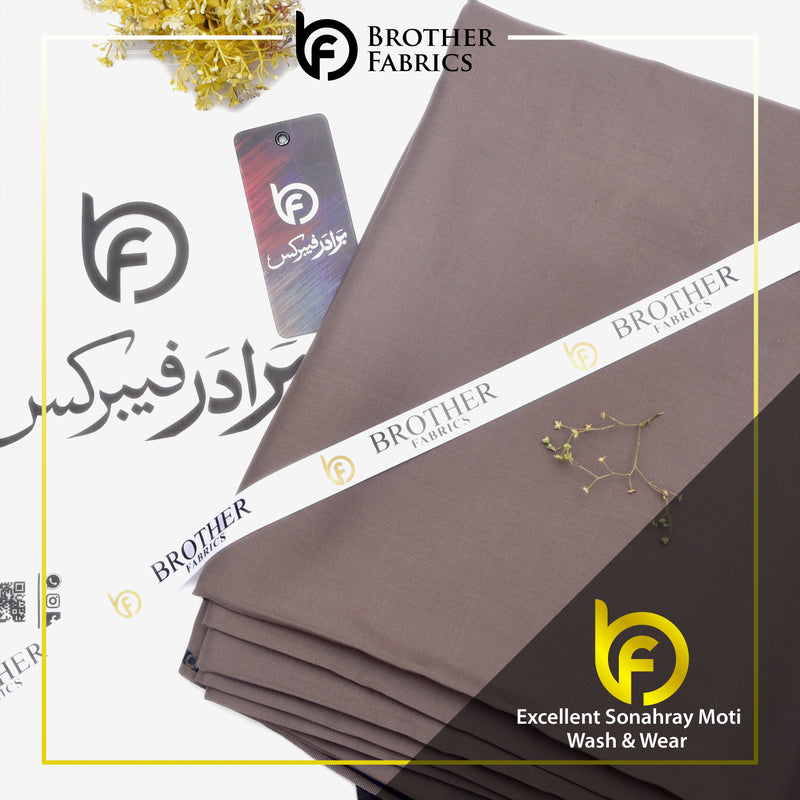 Brother Fabrics Excellent Sonahray Moti Wash & Wear – Dusty Walnut