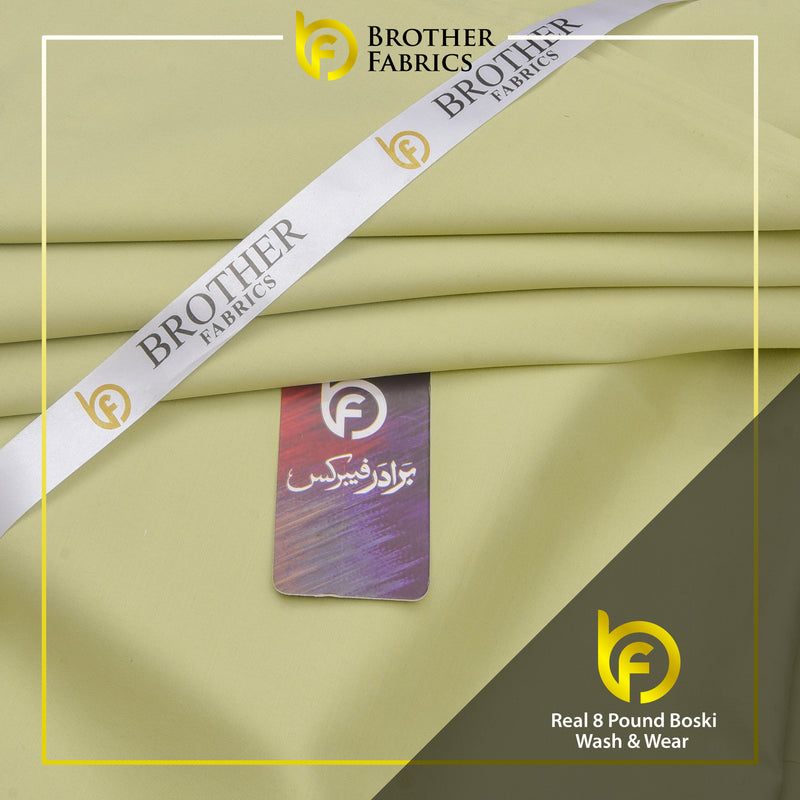 Premium Soft Olive Real 8 Pound Boski Wash & Wear Fabric | Brother Fabrics