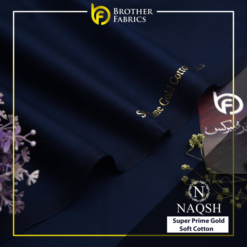 Super Prime Gold Soft Cotton – Midnight Navy