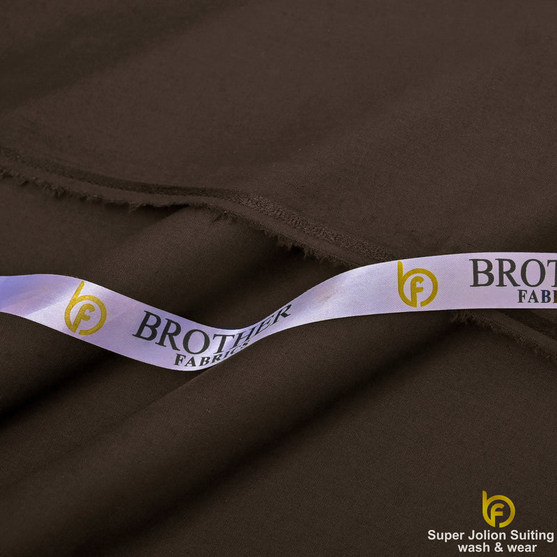 Super Jolion Wash & Wear Suiting Fabric – Chocolate Brown
