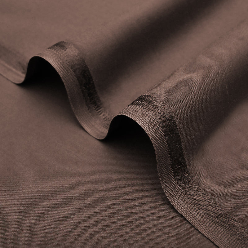 Classic Medium Coffee Brown Unstitched Wash & Wear Fabric for Men’s Suits-4