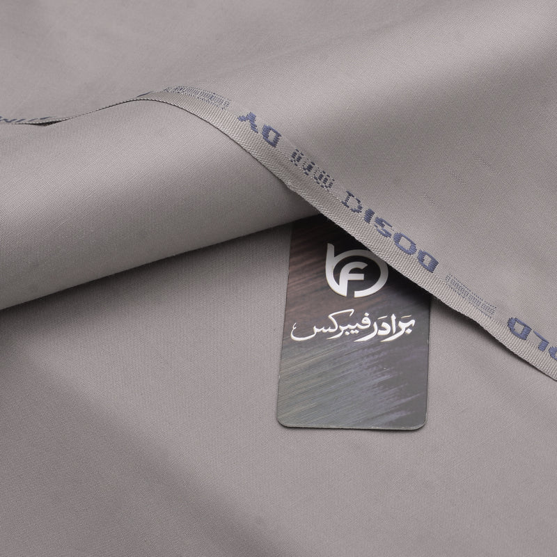 Premium Ash Grey Unstitched Men’s Wash & Wear Fabric