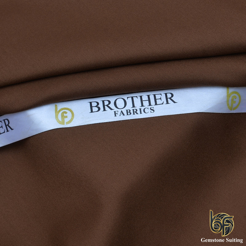 Gemstone Brown Premium Suiting Fabric-1