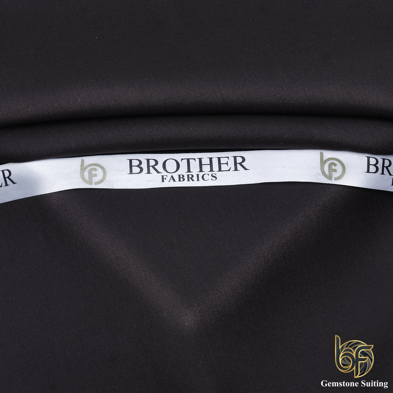 Midnight Black Premium Suiting Fabric-6