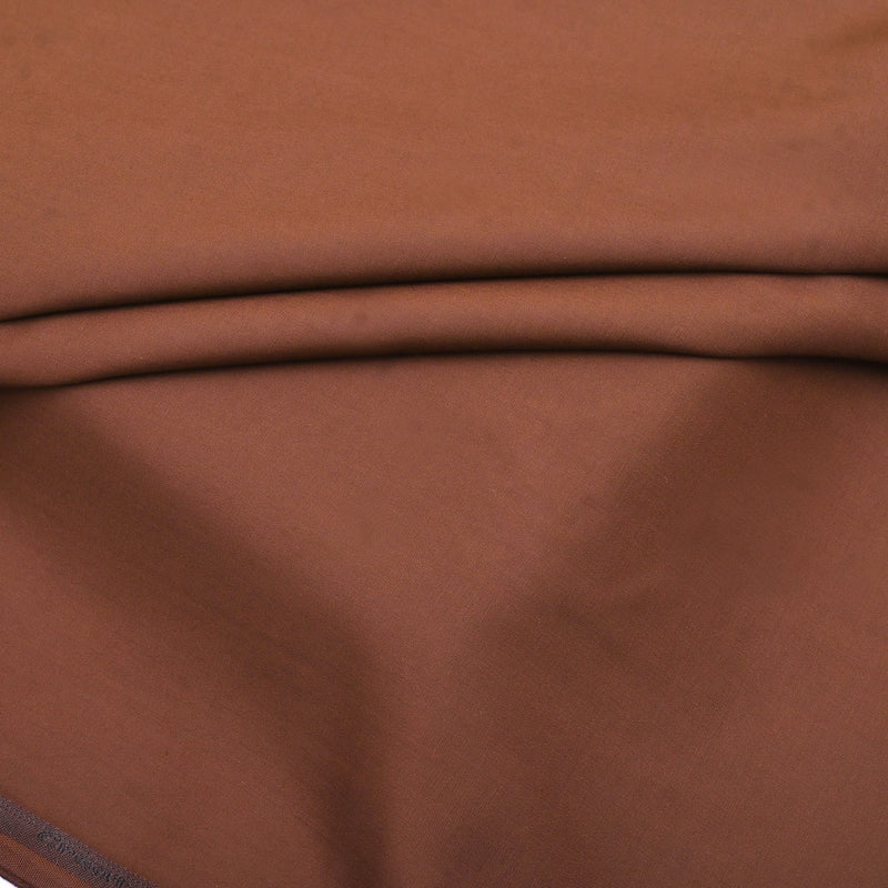 Classic Rust Copper Unstitched Wash & Wear Fabric for Men’s Suits-3