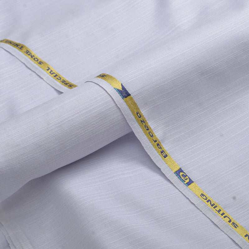 Premium White Textured Fabric – Elegant, Crisp & Timeless-9