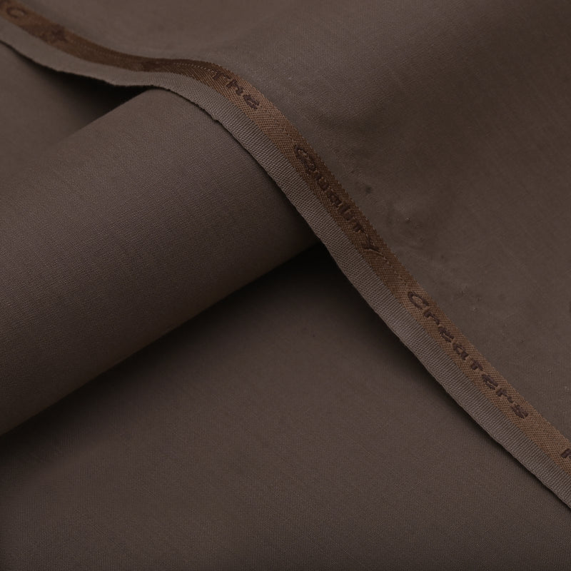 Classic Dark Mocha Unstitched Wash & Wear Fabric for Men’s Suits-8