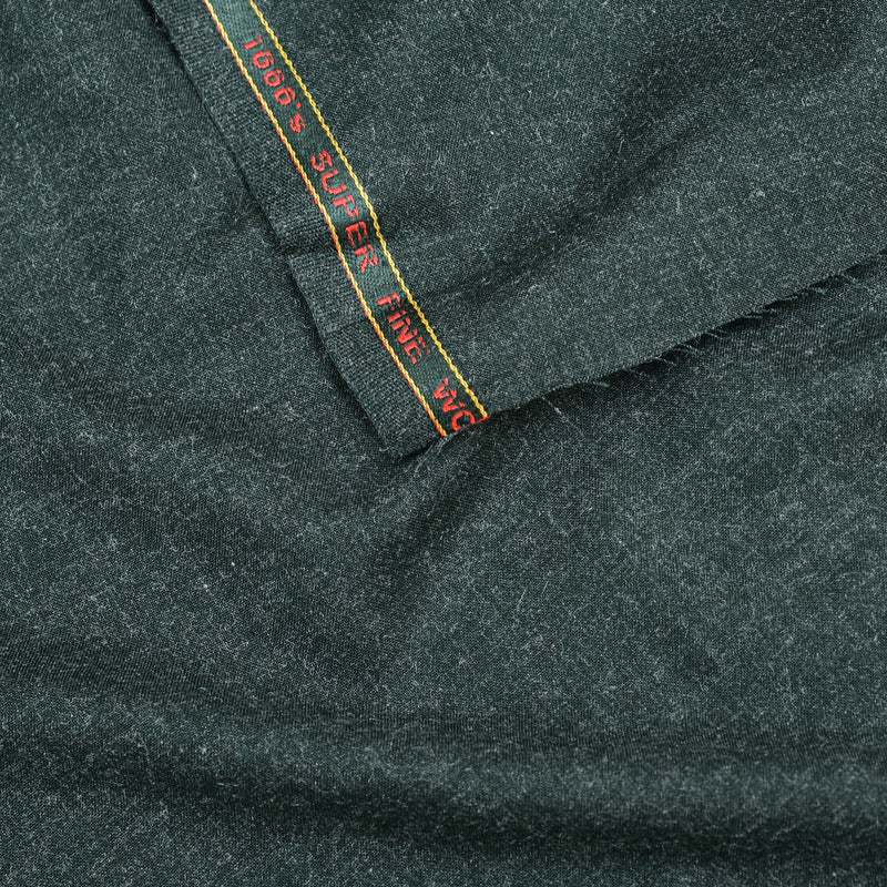 Grace Super Fine Wool Dark Teal Slate Unstitched Men’s Suiting Fabric