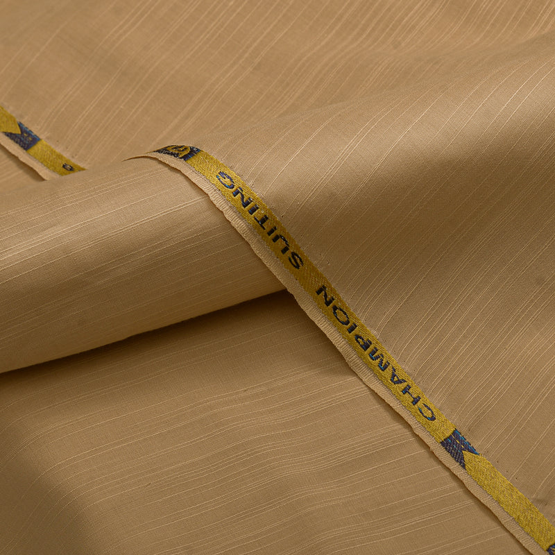 Premium Golden Beige Textured Fabric | Brother Fabrics-2