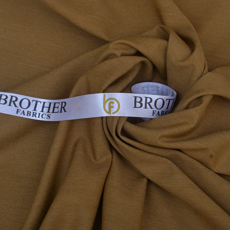 Premium Warm Mustard Tan Unstitched Men’s Suiting Fabric