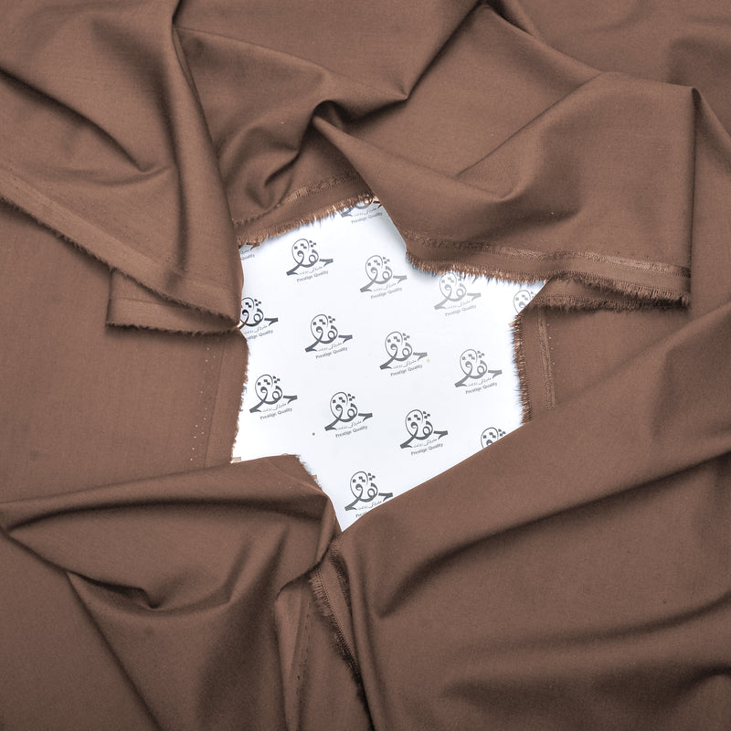 Cognac Brown — Premium Suiting Fabric-3