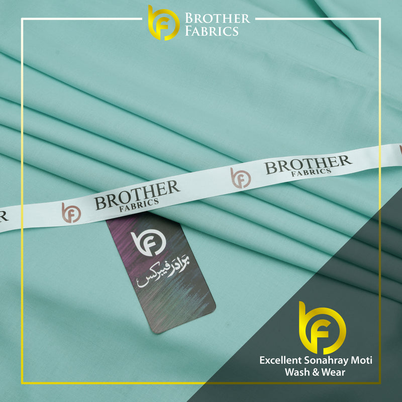 Brother Fabrics Excellent Sonahray Moti Wash & Wear – Aqua Mint