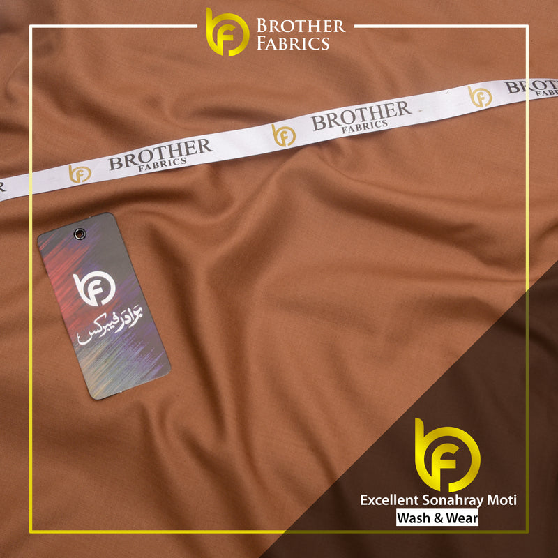 Brother Fabrics Excellent Sonahray Moti – Rustic Copper Wash & Wear Fabric