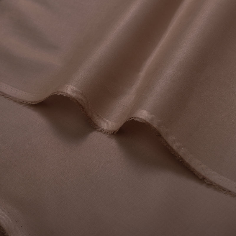 Classic Warm Brown Unstitched Wash & Wear Fabric for Men’s Suits-20