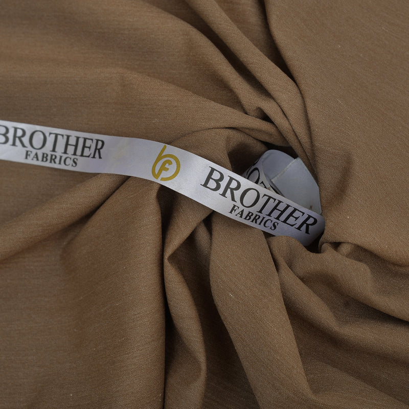 Obal Premium Khaki Brown Unstitched Men’s Suiting Fabric