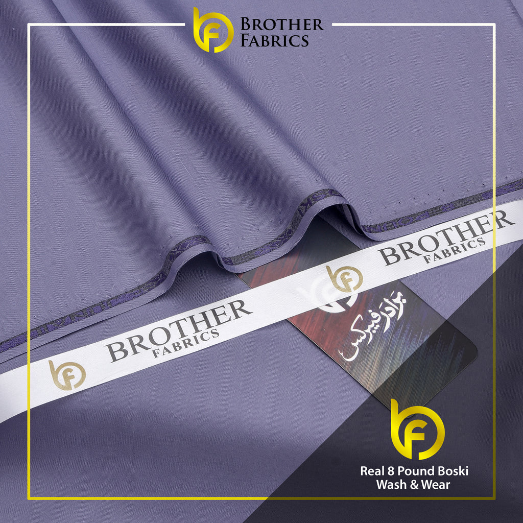 Muted Purple Real 8 Pound Boski Wash & Wear Fabric | Brother Fabric