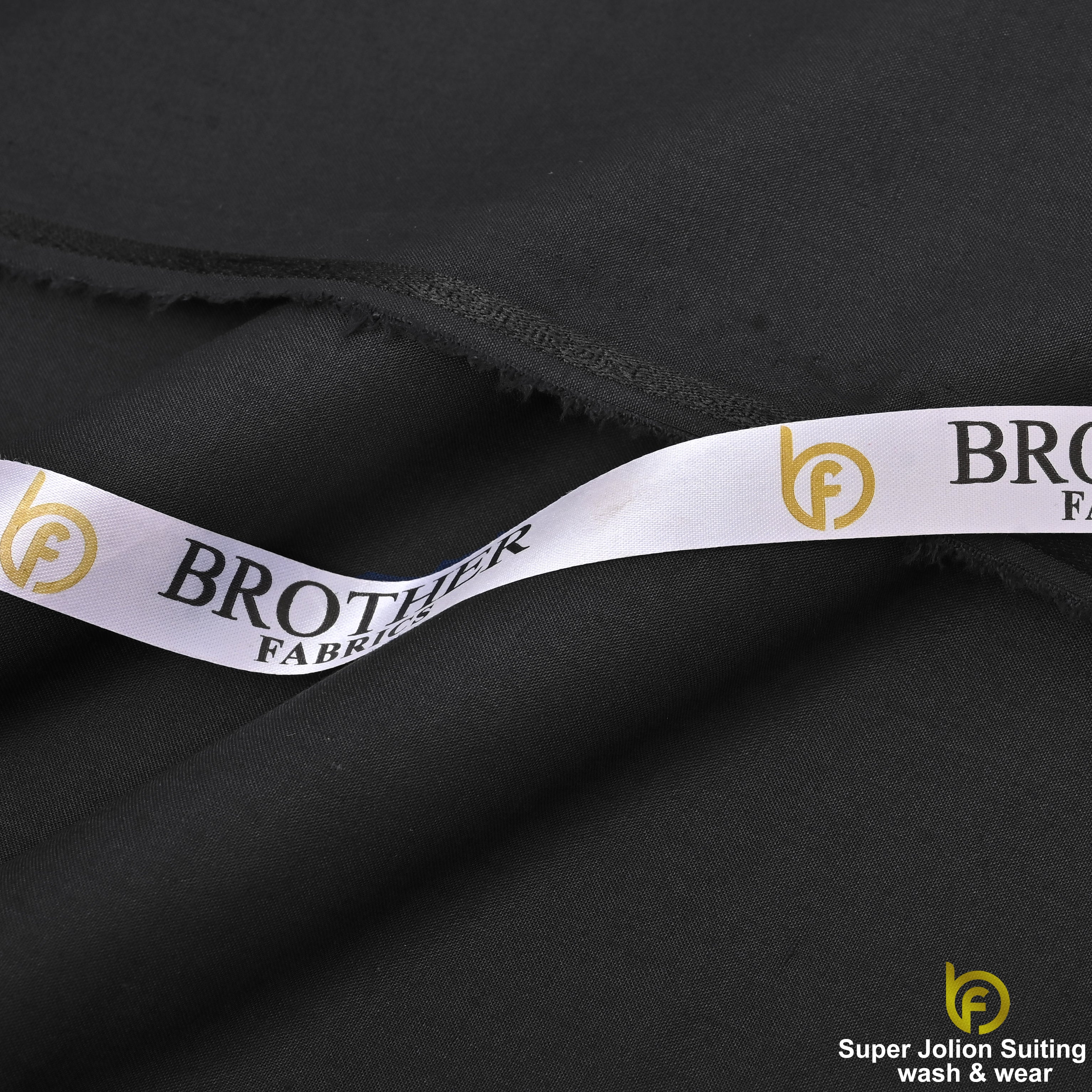 Super Jolion Wash & Wear Suiting Fabric – Jet Black