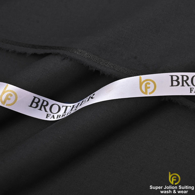 Super Jolion Wash & Wear Suiting Fabric – Jet Black