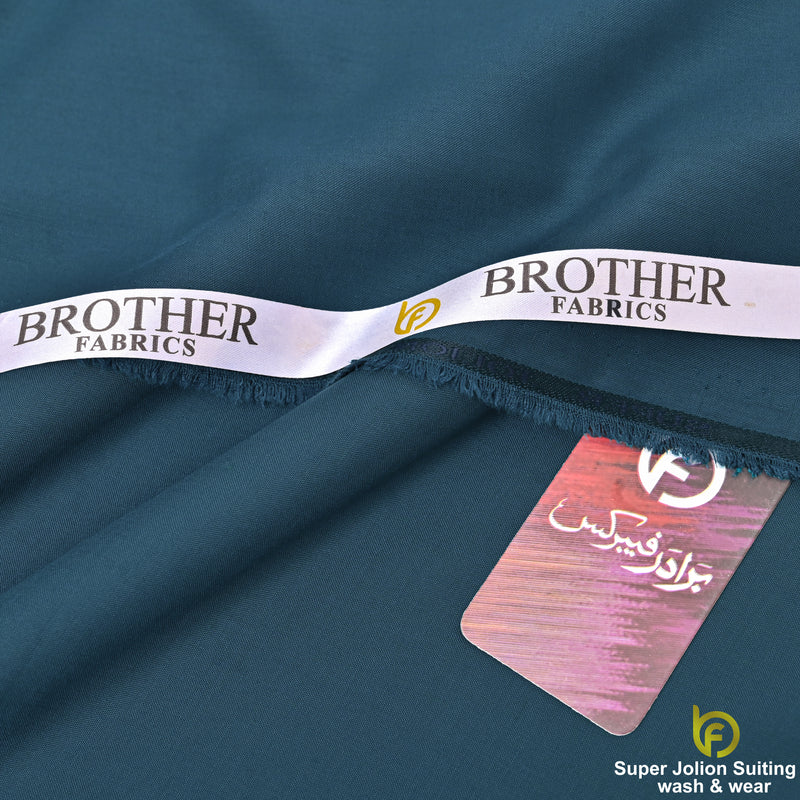 Super Jolion Wash & Wear Suiting Fabric – Petrol Blue