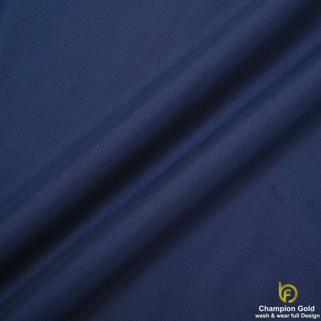 Champion Gold – Royal Navy | Premium Wash & Wear Full Design Fabric