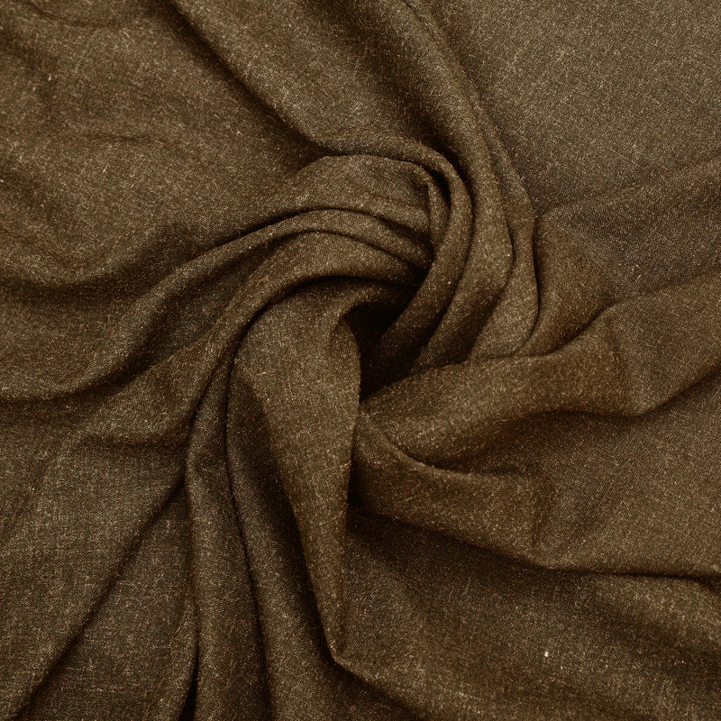 Grace Super Fine Wool Dark Earth Brown Unstitched Men’s Suiting Fabric