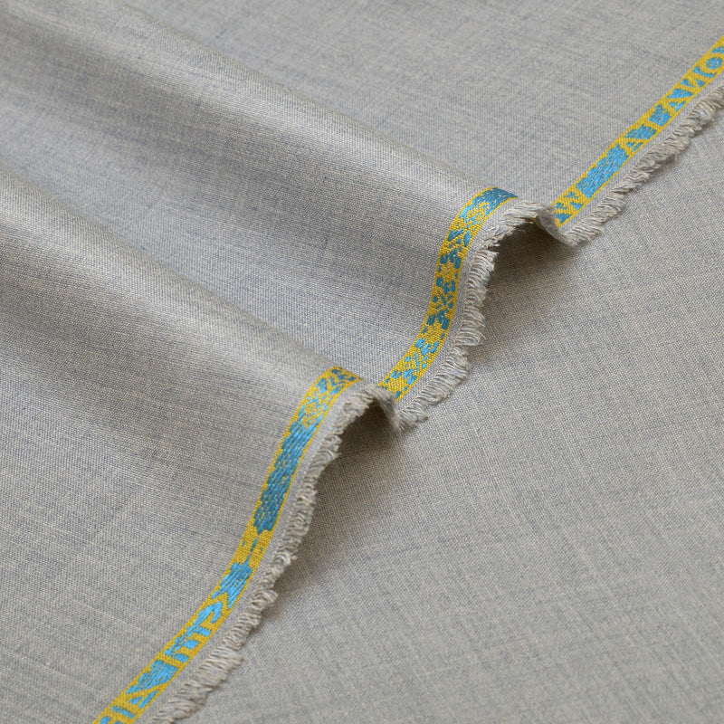 Sonata Premium Textured Neutral Grey Unstitched Men’s Suiting Fabric
