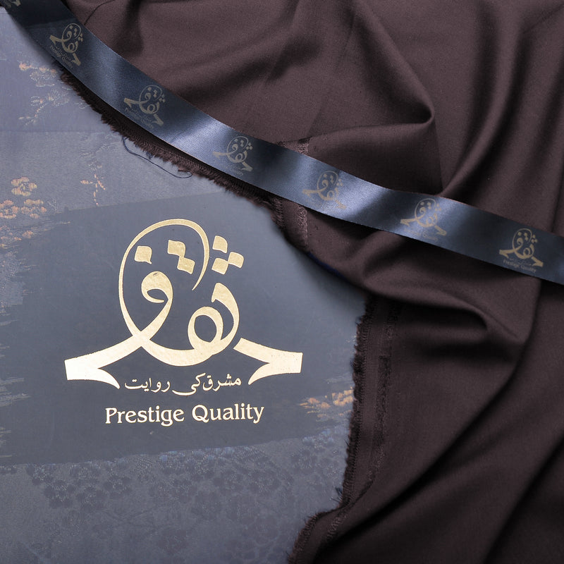 Saqafa Admire Collection – Deep Plum Premium Fabric-2