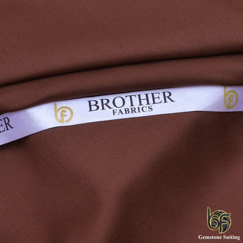 Gemstone Brown Suiting – Premium Formal Fabric-3