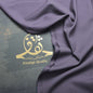 Premium Smooth Satin Fabric in Elegant Charcoal Gray-6