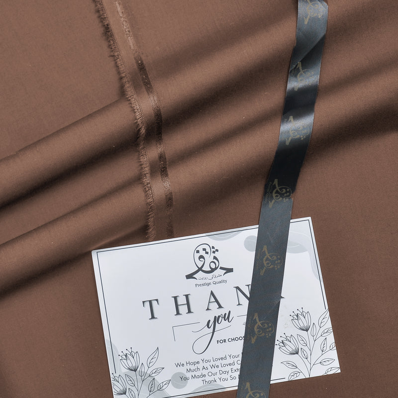 Cognac Brown — Premium Suiting Fabric-3