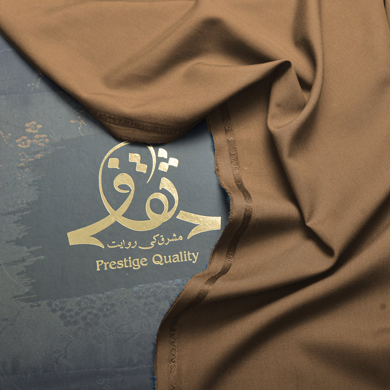 Saqafa Admire Collection – Warm Camel Brown Premium Fabric-5