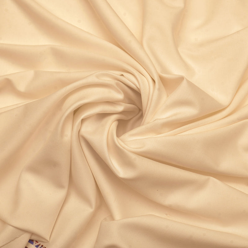 Premium Almond Beige Unstitched Men’s Wash & Wear Fabric