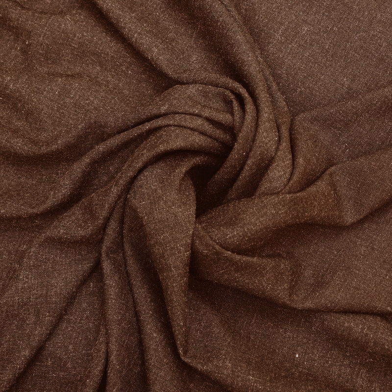 Grace Super Fine Wool Chocolate Brown Unstitched Men’s Suiting Fabric