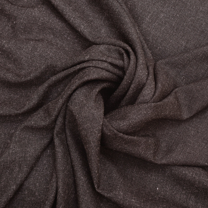 Grace Super Fine Wool Dark Espresso Charcoal Unstitched Men’s Suiting Fabric