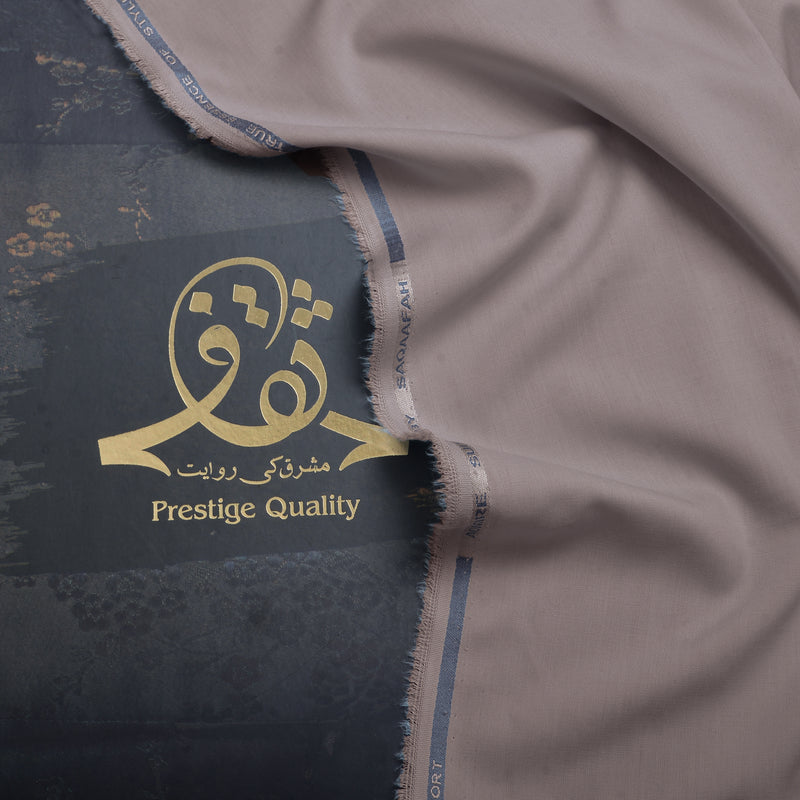 Premium Prestige Quality Fabric – Elegant White Textile with Luxury Branding-9