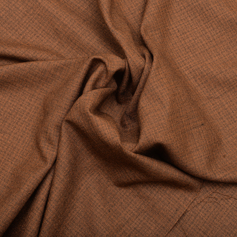 Premium Rich Cognac Brown Unstitched Men’s Suiting Fabric