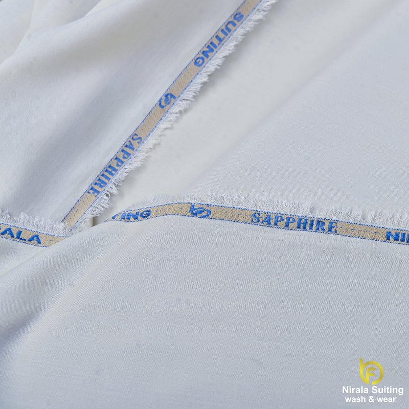 Nirala Suiting – Pure White