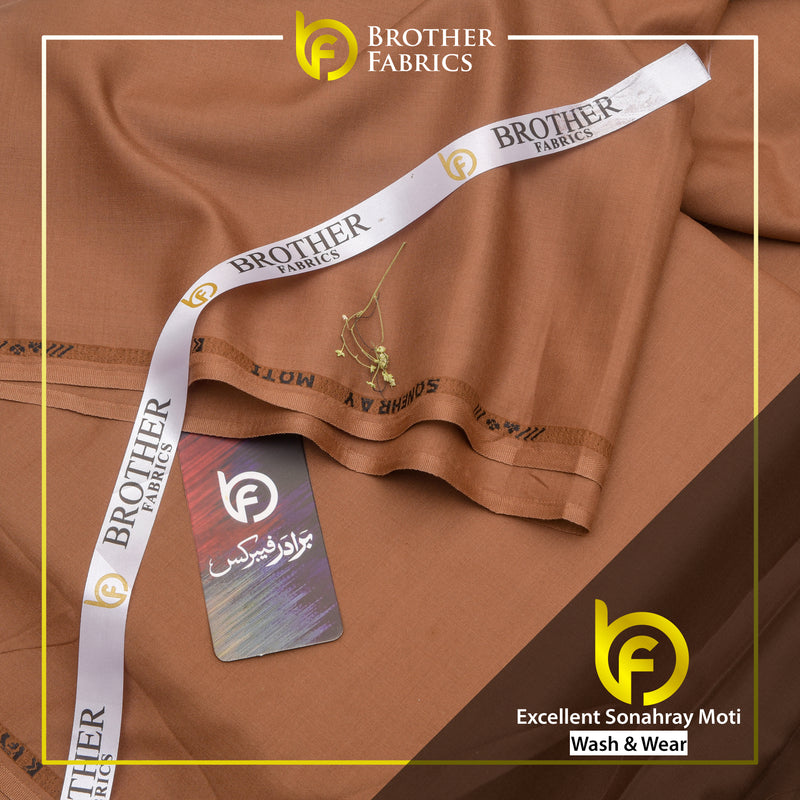 Brother Fabrics Excellent Sonahray Moti – Rustic Copper Wash & Wear Fabric