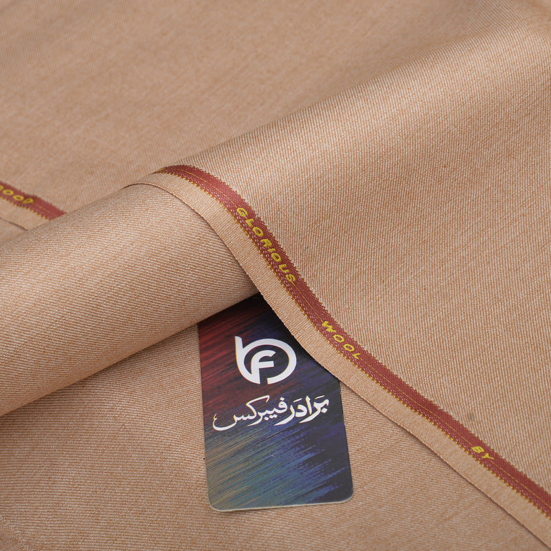 Grace Glorious Premium Warm Beige Unstitched Men’s Suiting Fabric